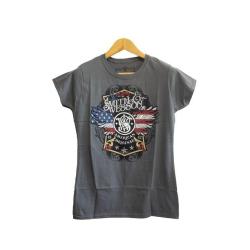 TEE SHIRT S&W FEMME DRAPEAU USA L A3362-01GV-LG