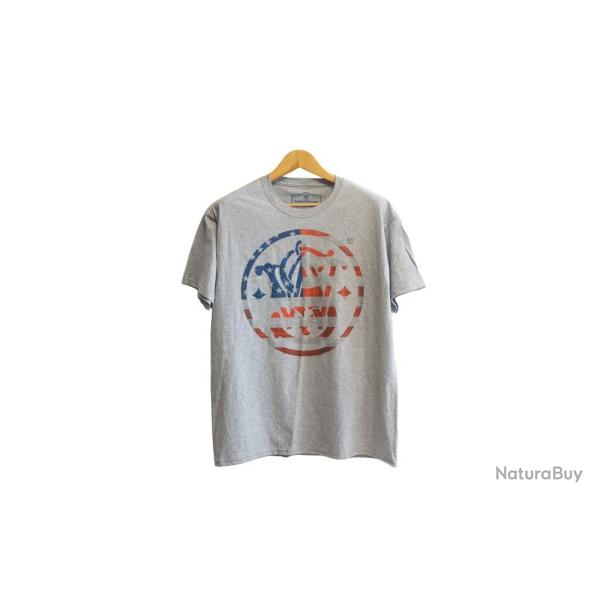 TEE SHIRT S&W DRAPEAU USA TAILLE L A3235-02GV-LG