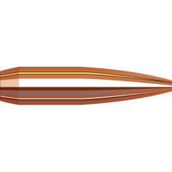 BOITE DE 100 OGIVES HORNADY 6.5MM .264 123 GR BTHP MATCH(TM) GREND 26174