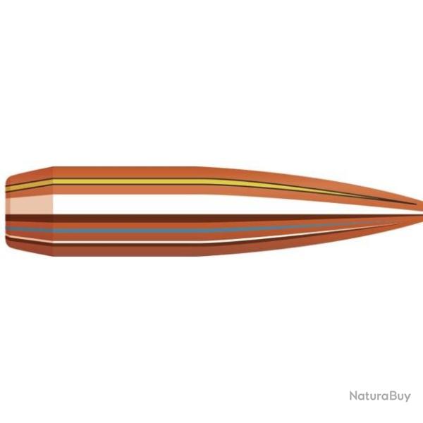 BOITE DE 100 OGIVES HORNADY 6.5MM .264 123 GR BTHP MATCH(TM) GREND 26174