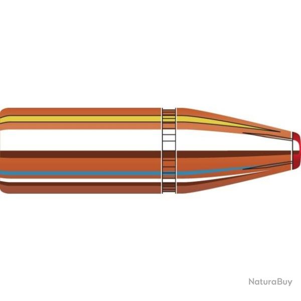 BOITE DE 100 OGIVES HORNADY 35 CAL.357 250 GR SUB-X (350 LEGEND) 3503
