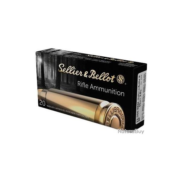 CARTOUCHES SB 22-250 REM SP 55GRS/3.6G