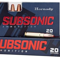BOITE DE 20 CARTOUCHES HORNADY 450 BUSHMASTER 395 SUB-X 82247