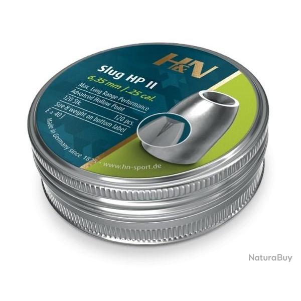 BALLES HN SLUG HP II CAL 6,35 .250 36grs x120+