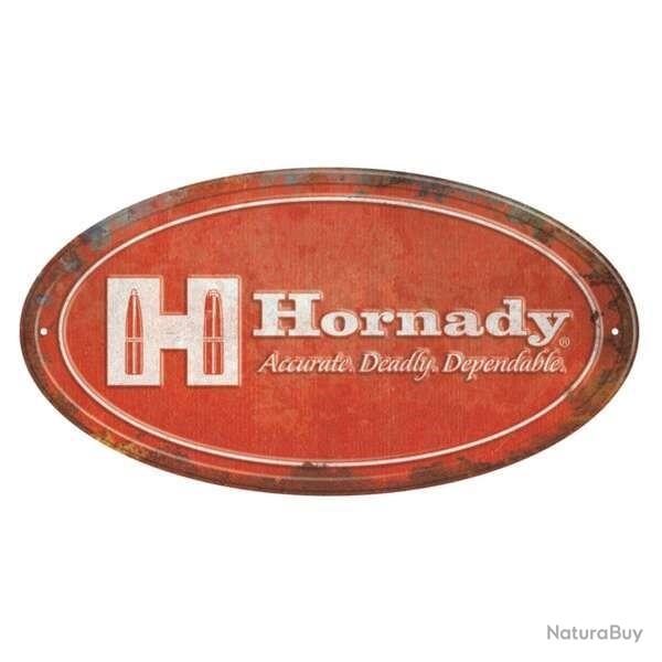 HORNADY OVAL TIN SIGN 99144