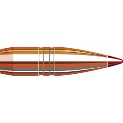 BOITE DE 50 OGIVES HORNADY 338 CAL.338 185GR CX 332704