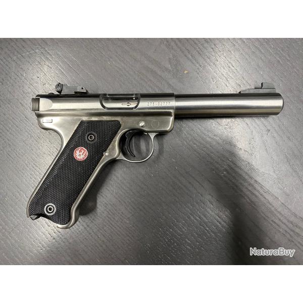 Occasion ! Pistolet Ruger Mark III Cal.22LR Inox