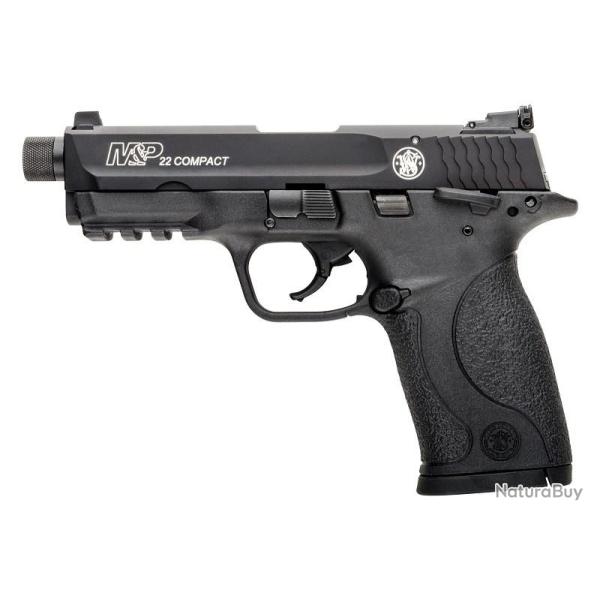 PISTOLET S&W M&P22 COMPACT 10+1 CAL.22LR FILETE 3/8X24 10199*