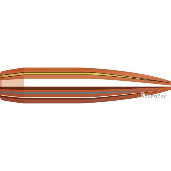 BOITE DE 100 OGIVES HORNADY 30 .308 208GR BTHP MATCH 30733
