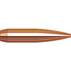 BOITE DE 100 OGIVES HORNADY 6.5MM .264 140GR BTHP MATCH 26335