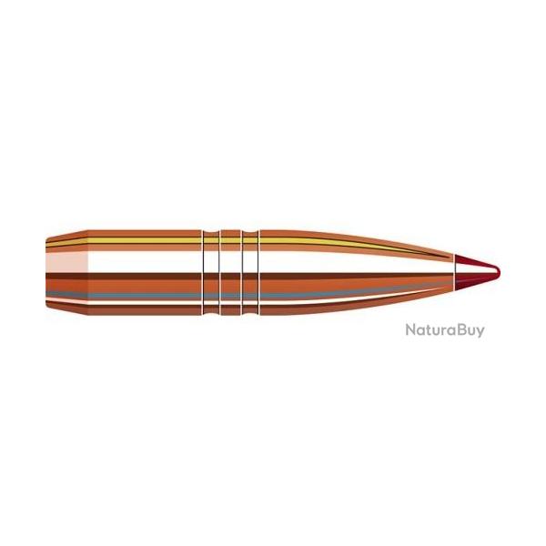 BOITE DE 50 OGIVES HORNADY 6.5MM .264 120GR CX 261104