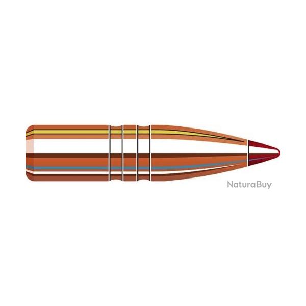 BOITE DE 50 OGIVES HORNADY 6MM .243 80GR CX 243704