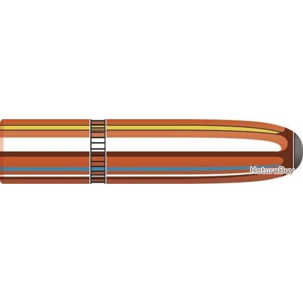 BOITE DE 100 OGIVES HORNADY 6.5MM .264 160GR INTERLOCK RN 2640