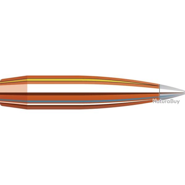 BOITE DE 25 OGIVES HORNADY 375 CAL.375 390GR A-TIP 3729
