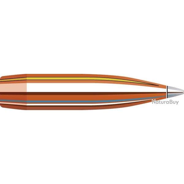 BOITE DE 100 OGIVES HORNADY A-TIP MATCH 7MM/284 166GR 100/1000 2836
