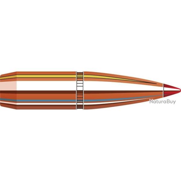 BOITE DE 100 OGIVES HORNADY 7MM .284 154GR SST 28302