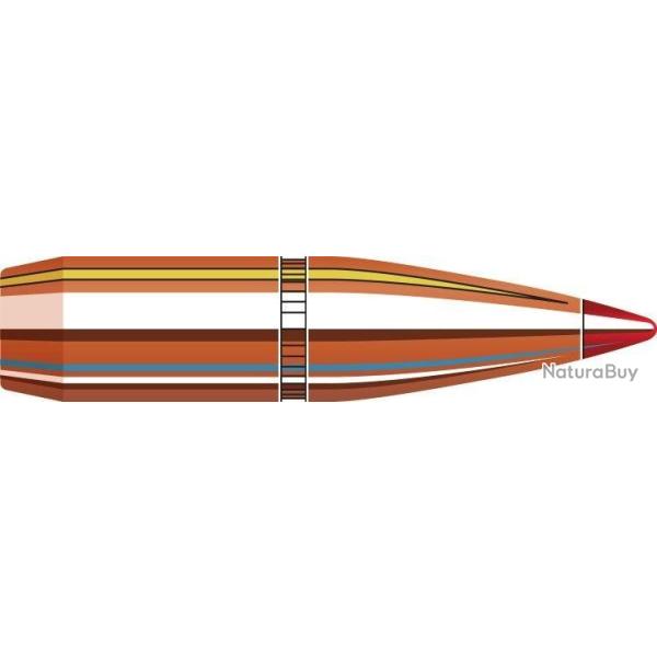 BOITE DE 100 OGIVES HORNADY 270 .277 130GR SST 27302