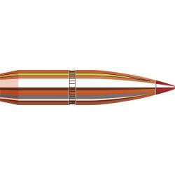 BOITE DE 100 OGIVES HORNADY 6.5MM .264 129GR SST 26202