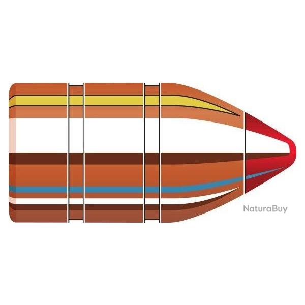 BOITE DE 50 OGIVES HORNADY 45 .458 250 GR MONOFLEX 45010