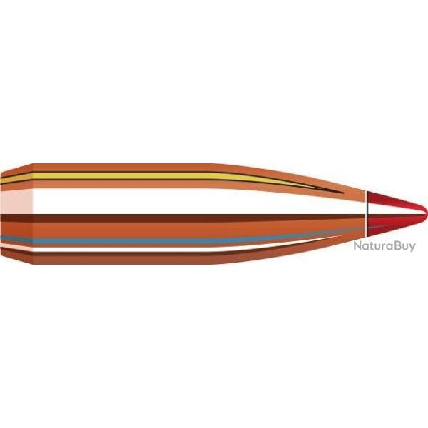 BOITE DE 100 OGIVES HORNADY 25 .257 75GR V-MAX 22520