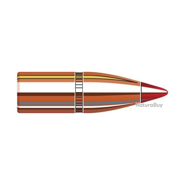 BOITE DE 100 OGIVES HORNADY 22 .224 55GR V-MAX WC 22272