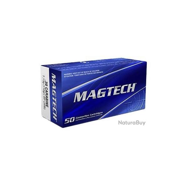 CARTOUCHES MAGTECH 30 CARBINE 110GR SP 30B+