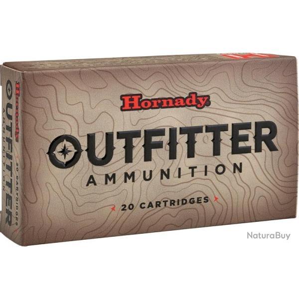 BOITE DE 20 CARTOUCHES HORNADY 375 RUGER 250GR CX OTF 823374