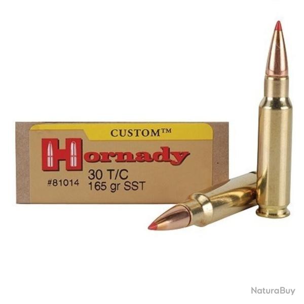 BOITE DE 20 CARTOUCHES HORNADY 30 T/C 165 GR SST SPF 81014 ...
