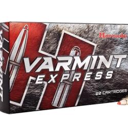 BOITE DE 20 CARTOUCHES HORNADY 224 VALKYRIE 60GR V-MAX VARMINT 81531