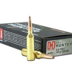 BOITE DE 20 CARTOUCHES HORNADY 6.5 PRC 143 GR ELD-X 81621