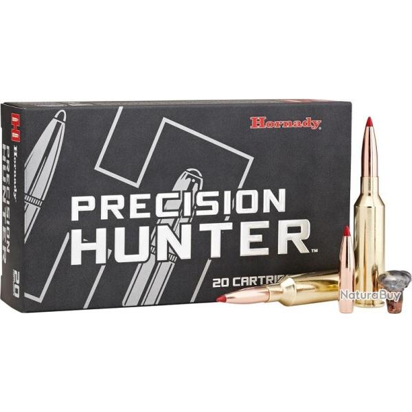 BOITE DE 20 CARTOUCHES HORNADY 338 LAPUA 270GR PRECISION HUNTER 82313