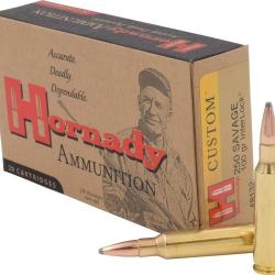 BOITE DE 20 CARTOUCHES HORNADY 250 SAVAGE 100 GR INTERLOCK 8132