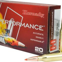 BOITE DE 20 CARTOUCHES HORNADY 260REM 129GR SST 8552