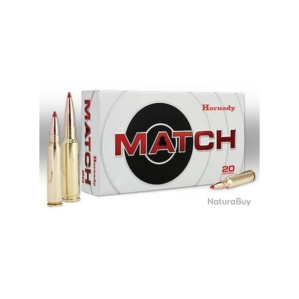 BOITE DE 20 CARTOUCHES HORNADY 300 WIN MAG 195 GR ELD-MATCH 82180