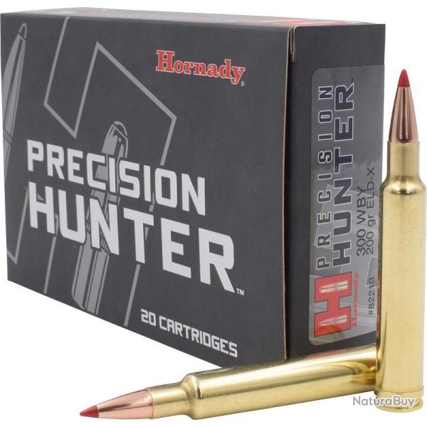 BOITE DE 20 CARTOUCHES HORNADY 300 WBY MAG 200GR ELD-X REF 82213