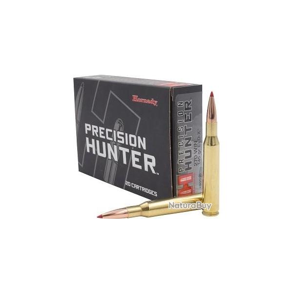 BOITE DE 20 CARTOUCHES HORNADY 270 WIN 145 GR ELD-X 80536