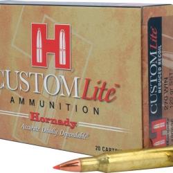 BOITE DE 20 CARTOUCHES HORNADY 270 WIN 120 GR SST LITE 80526