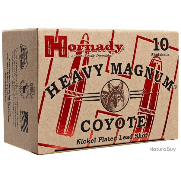 BOITE DE 10 CARTOUCHES HORNADY 12 GA BB NICKEL 3�� 86222