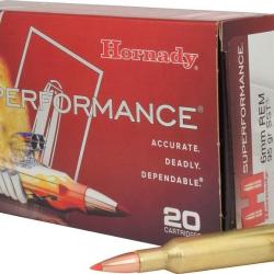 BOITE DE 20 CARTOUCHES HORNADY 6MM REM 95 GR SPF 81663