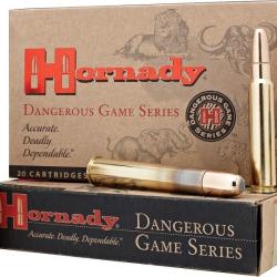 BOITE DE 20 CARTOUCHES HORNADY 458 LOTT 500 GR DGS 8262