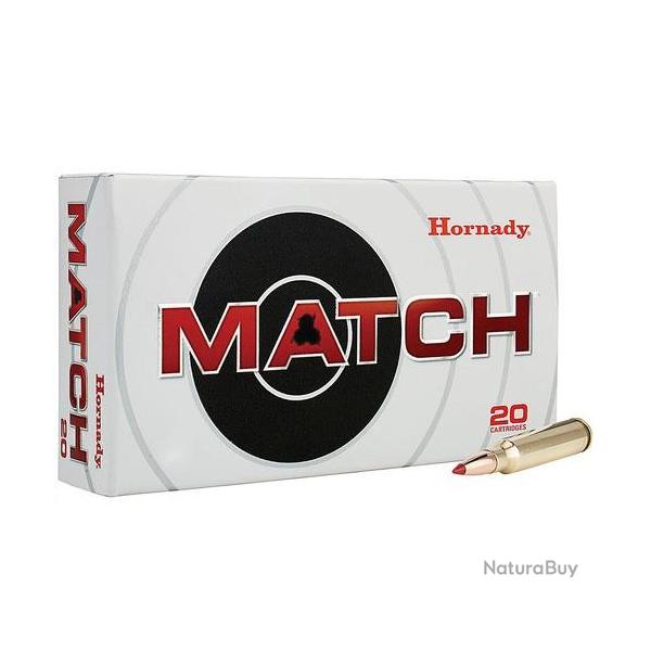 BOITE DE 20 CARTOUCHES HORNADY 308 WIN 178 GR BTHP 8105