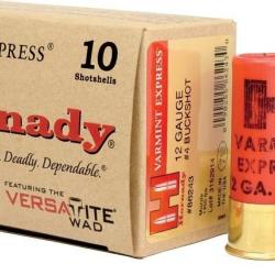 BOITE DE 10 CARTOUCHES HORNADY 12 GA VX #4 BUCKSHOT 86243