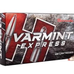 BOITE DE 20 CARTOUCHES HORNADY 220 SWIFT 55 GR V-MAX 8324