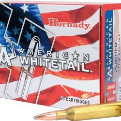 BOITE DE 20 CARTOUCHES HORNADY 25-06 REM 117GR INTERLOCK BTSP AW8144+