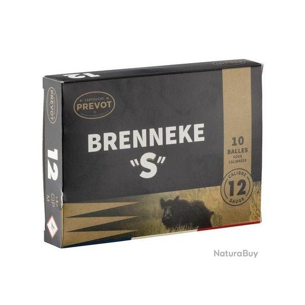 BOITE 10 CARTOUCHES BRENNEKE S CAL.12+