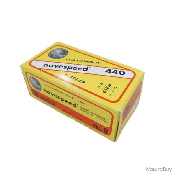 CARTOUCHES NOVESPEED PC CAL.9MM PL 9+