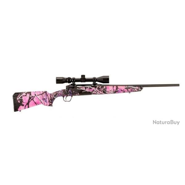 CARABINE SAVAGE AXIS XP CAMO COMPACT MUDDY GIRL 7MM-08REM 55840+