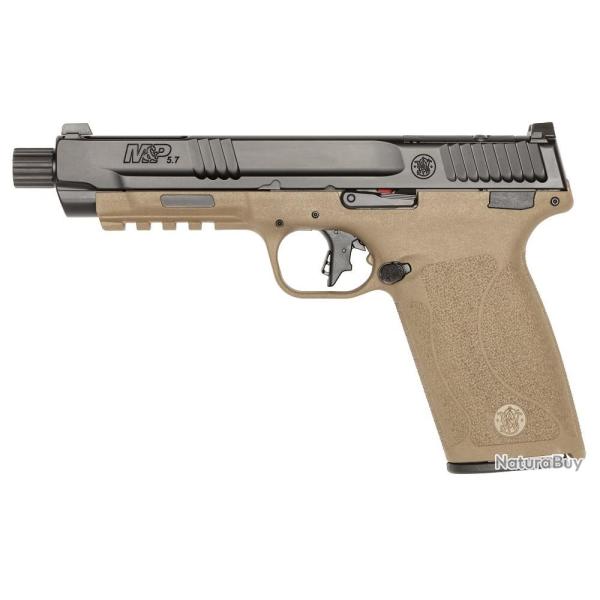 PISTOLET S&W M&P5.7 TWO-TONE NO THUMB SAFETY CAL 5.7x28MM 14078*