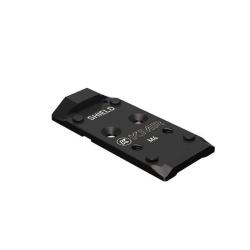 EMBASE KMR SHIELD POUR S-02 ALU BLACK 0091-01104-0101+