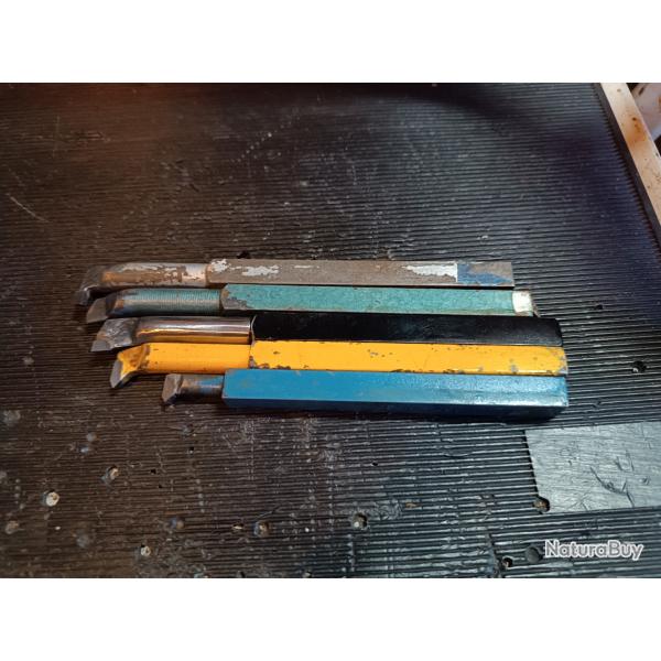 Lot outils tour professionnel  carr� en 10*10 mm 2